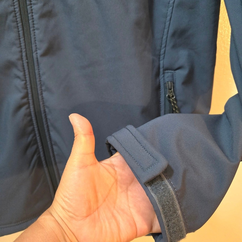 RedHead Softshell Jacket Mens  Blue Fleece Lined Full Zip Outdoor Coat - Picture 10 of 11